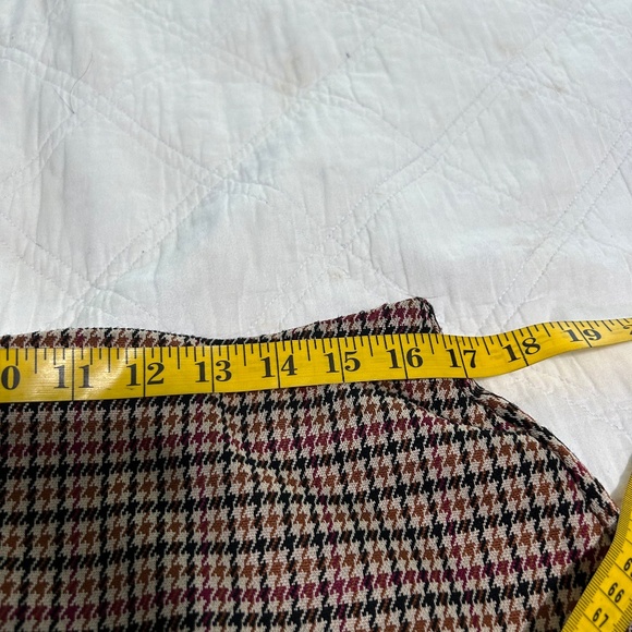 MAURICES High Waisted Brown Plaid Mini Skirt - Picture 5 of 7